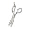 Sterling Silver Scissors Charm Pendant Jewelry Stylist 25mm x 16mm